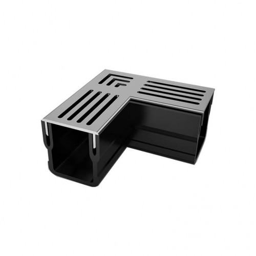 ΓΩΝΙΑ ΣΥΔΝΕΣΗΣ ΚΑΝΑΛΙΟΥ MINI STAR DRAIN 65 ΓΚΡΙ