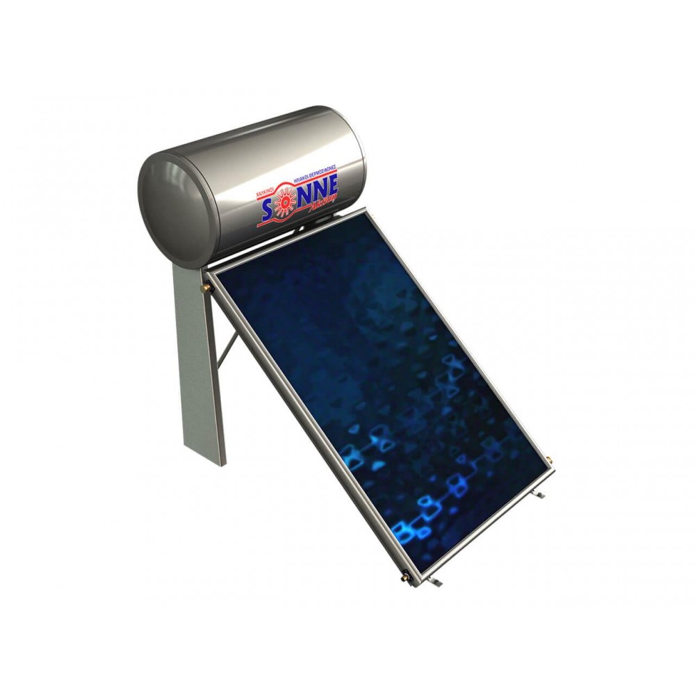 ΗΛΙΑΚΟΣ ΘΕΡΜΟΣΙΦΩΝΑΣ SONNE GLASS ΔΙΠΛΗΣ 160LT-D ΜΕ ΔΙΠΛΟ ΣΥΛΛΕΚΤΗ 4.80Μ2 ATLAS